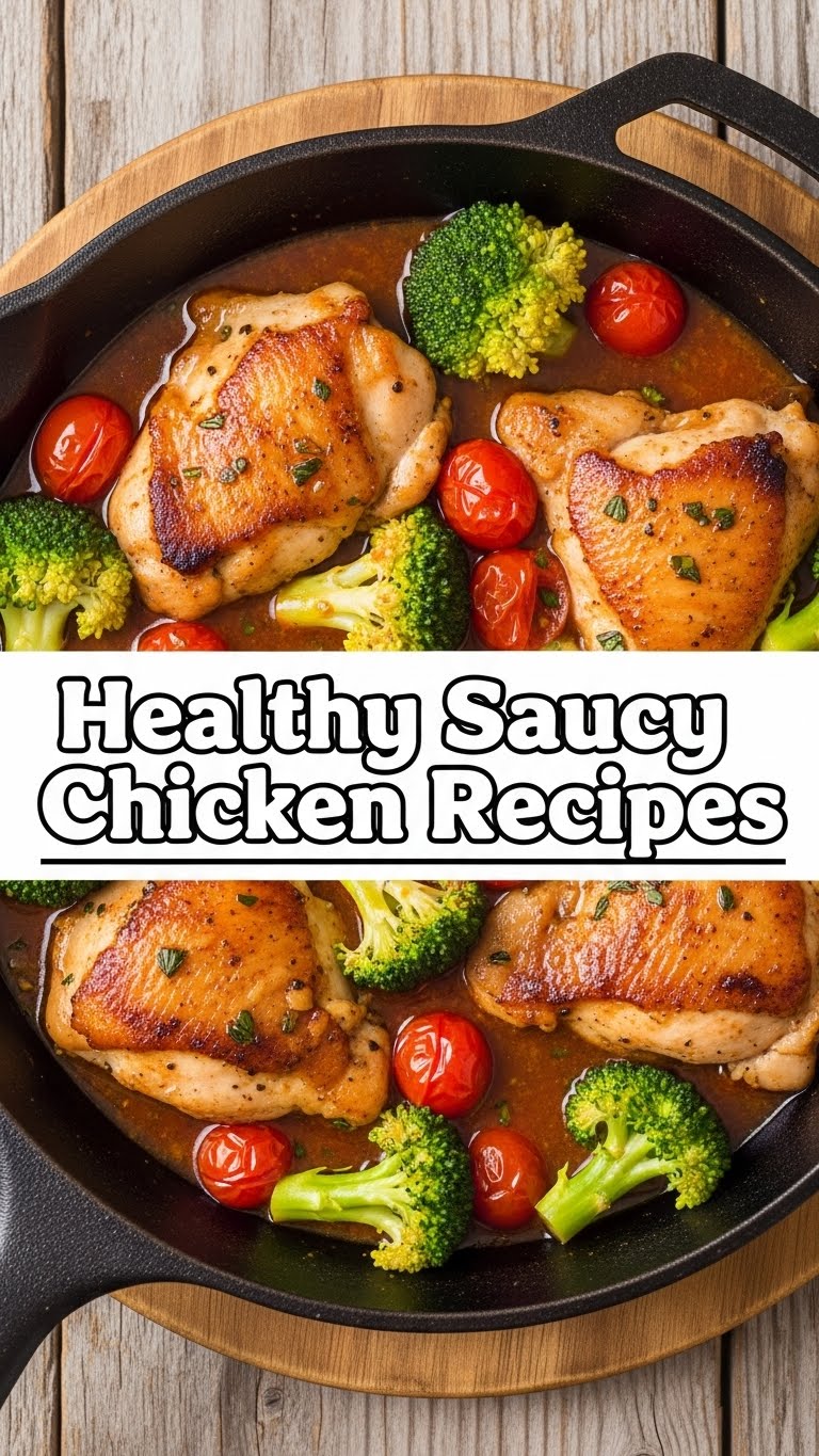 Healthy Saucy Chicken Recipes