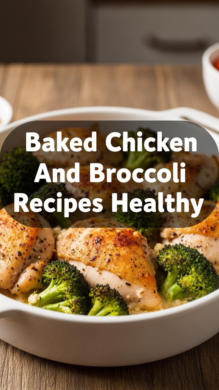Baked Chicken And Broccoli Recipes Healthy