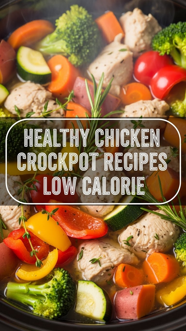 Healthy Chicken Crockpot Recipes Low Calorie