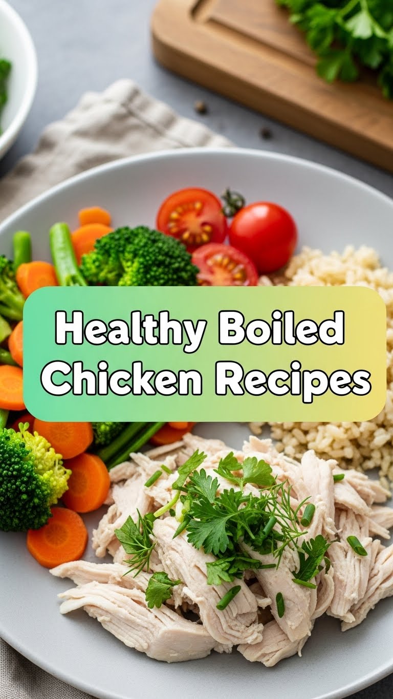 Healthy Boiled Chicken Recipes