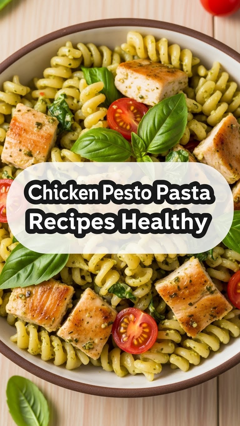 Chicken Pesto Pasta Recipes Healthy
