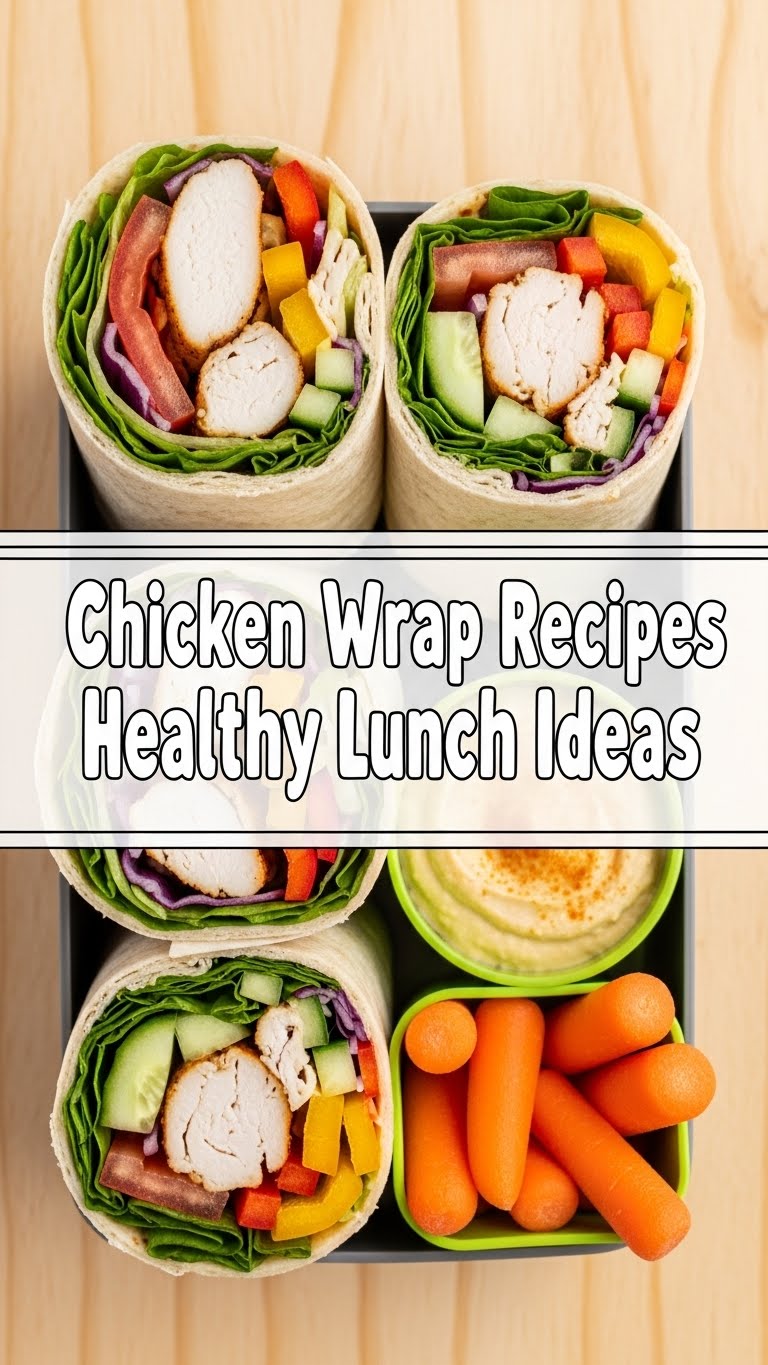 Chicken Wrap Recipes Healthy Lunch Ideas