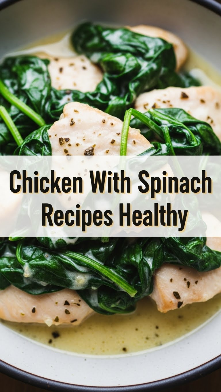 Chicken With Spinach Recipes Healthy