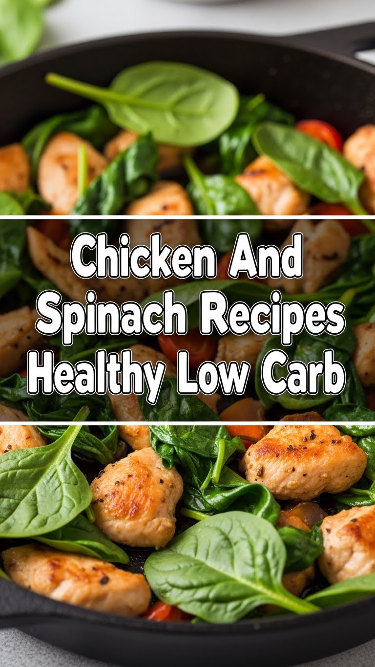 Chicken And Spinach Recipes Healthy Low Carb