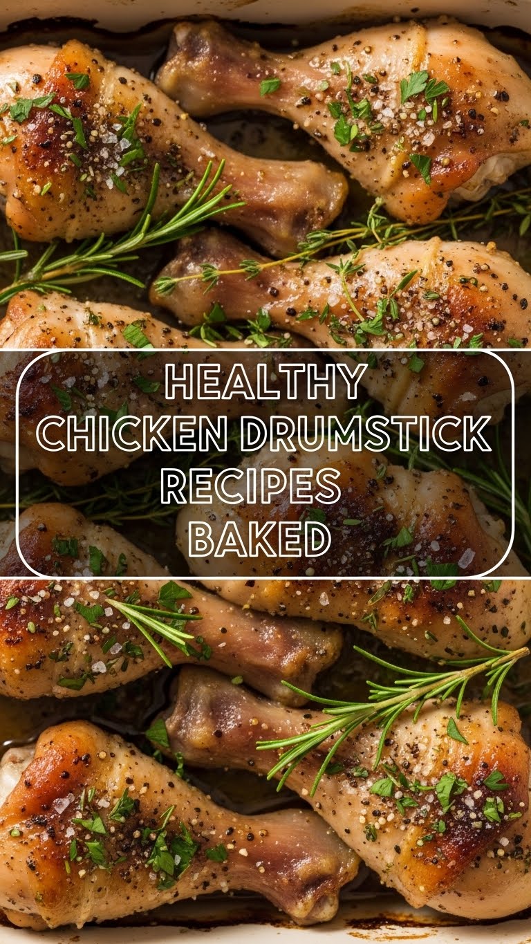 Healthy Chicken Drumstick Recipes Baked