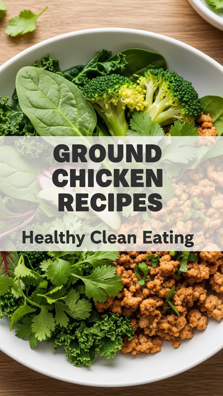 Ground Chicken Recipes Healthy Clean Eating