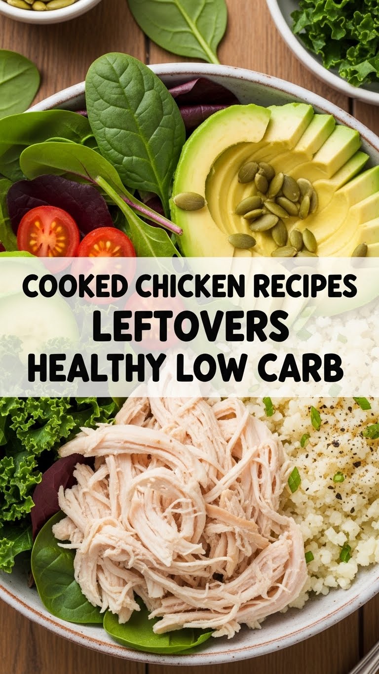 Cooked Chicken Recipes Leftovers Healthy Low Carb