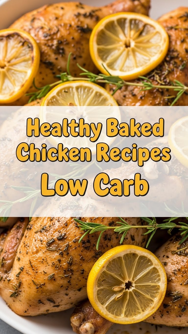 Healthy Baked Chicken Recipes Low Carb