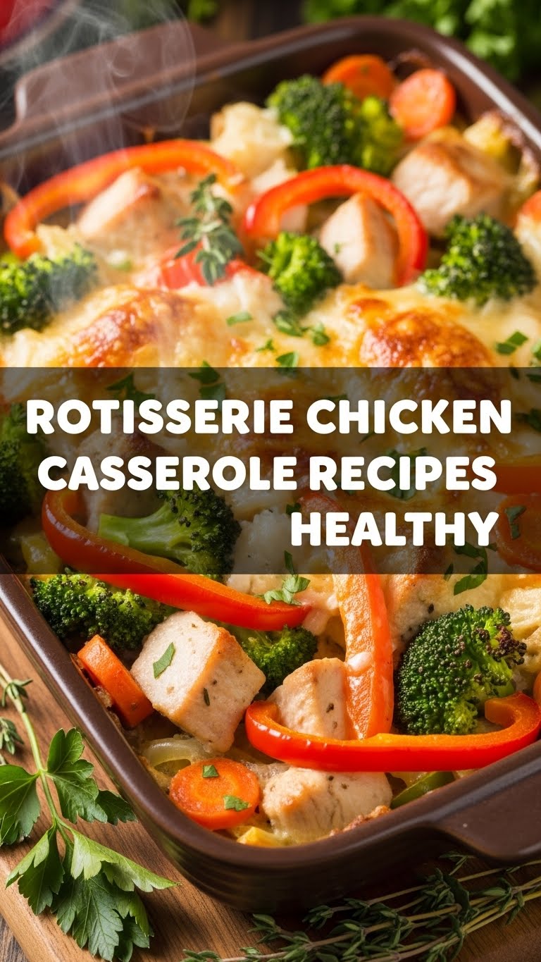 Rotisserie Chicken Casserole Recipes Healthy