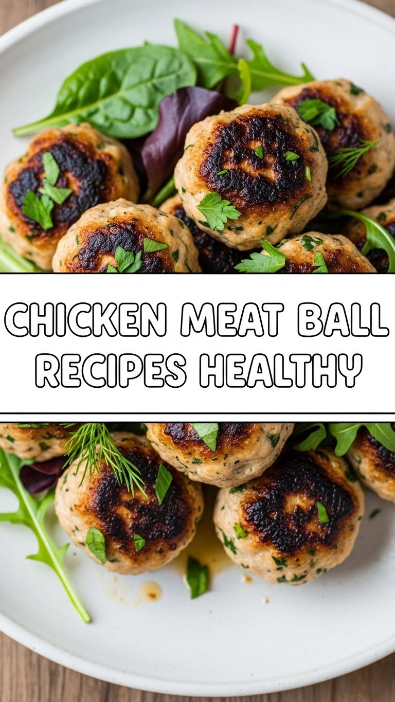 Chicken Meat Ball Recipes Healthy