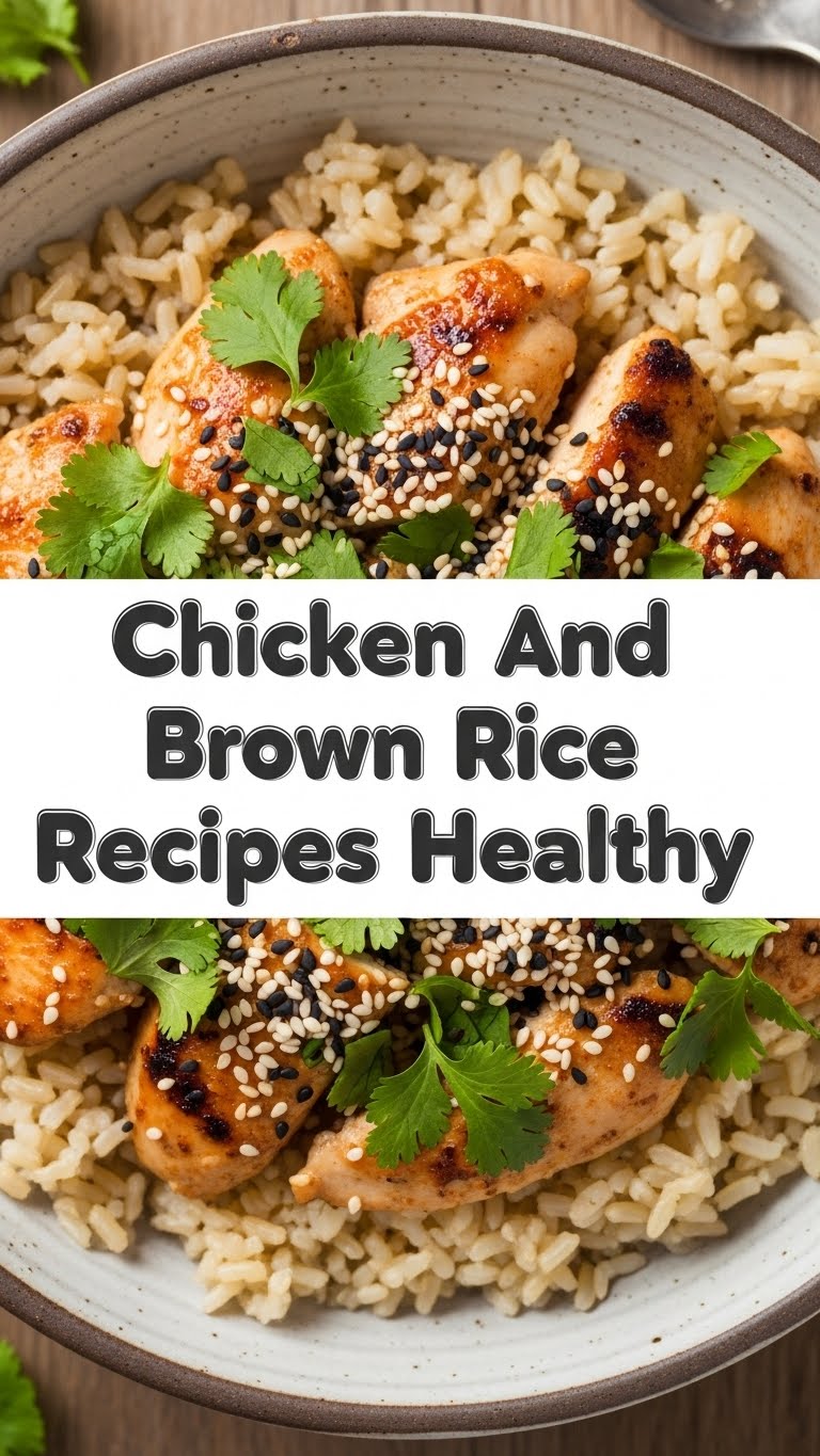 Chicken And Brown Rice Recipes Healthy