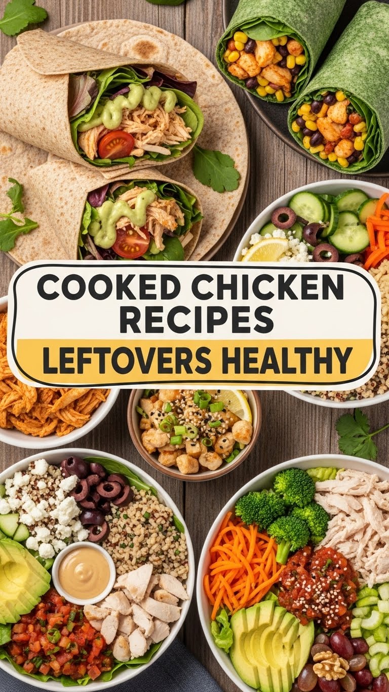 Cooked Chicken Recipes Leftovers Healthy