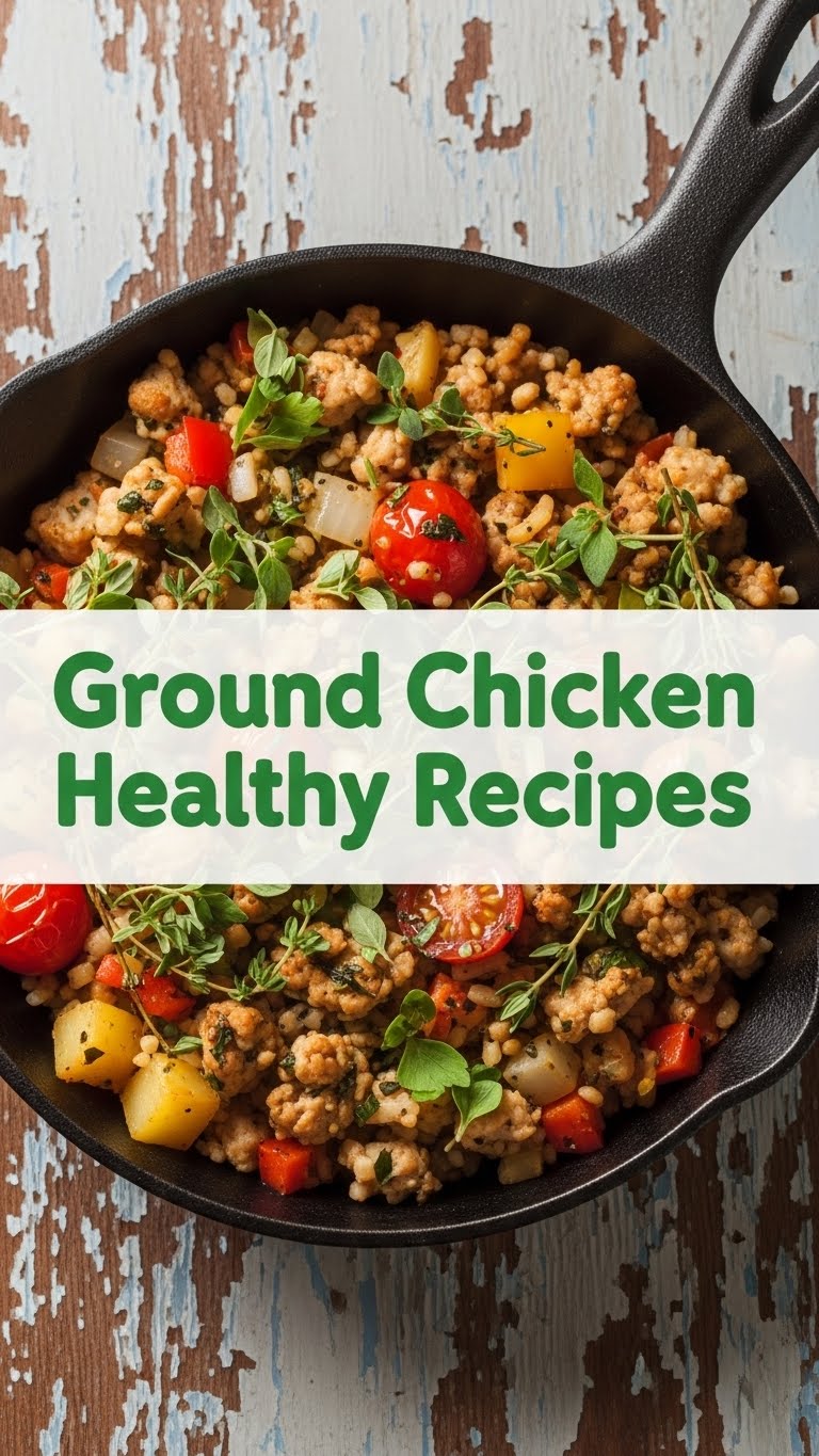 Ground Chicken Healthy Recipes