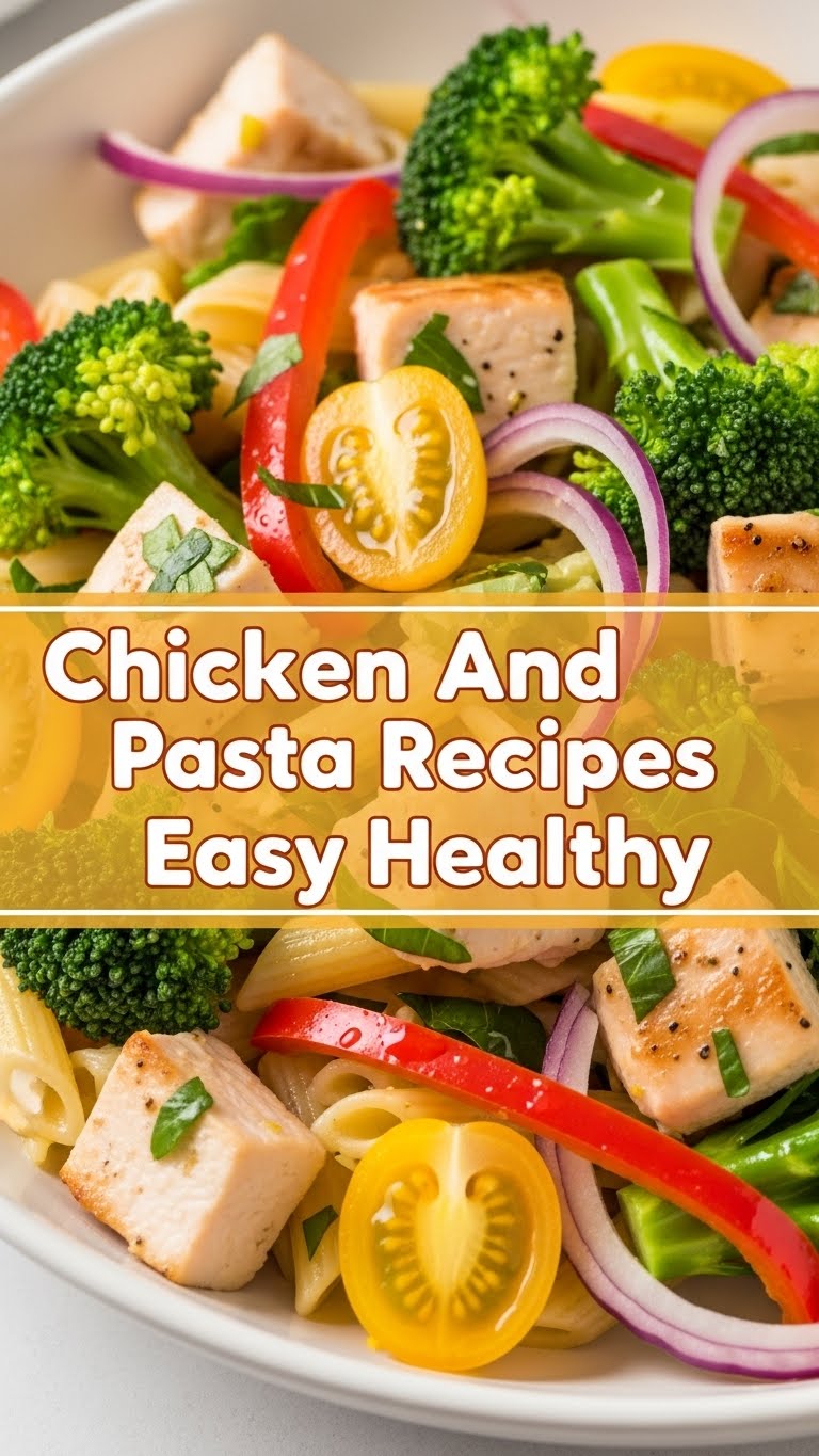 Chicken And Pasta Recipes Easy Healthy