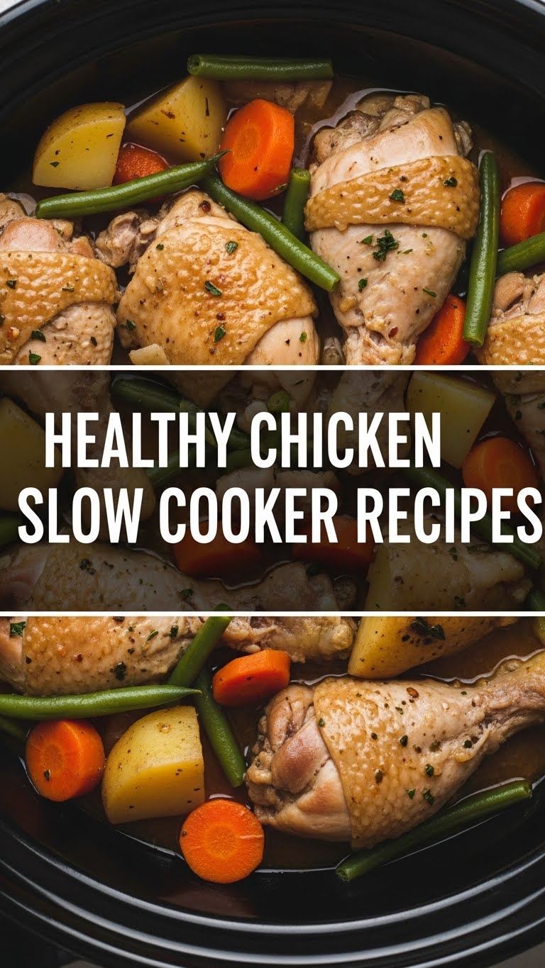 Healthy Chicken Slow Cooker Recipes