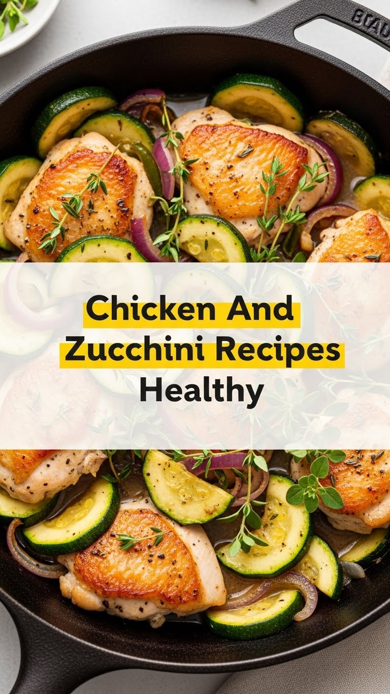 Chicken And Zucchini Recipes Healthy