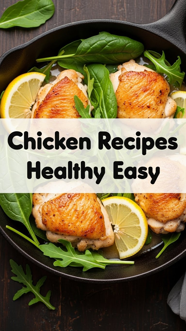 Chicken Recipes Healthy Easy