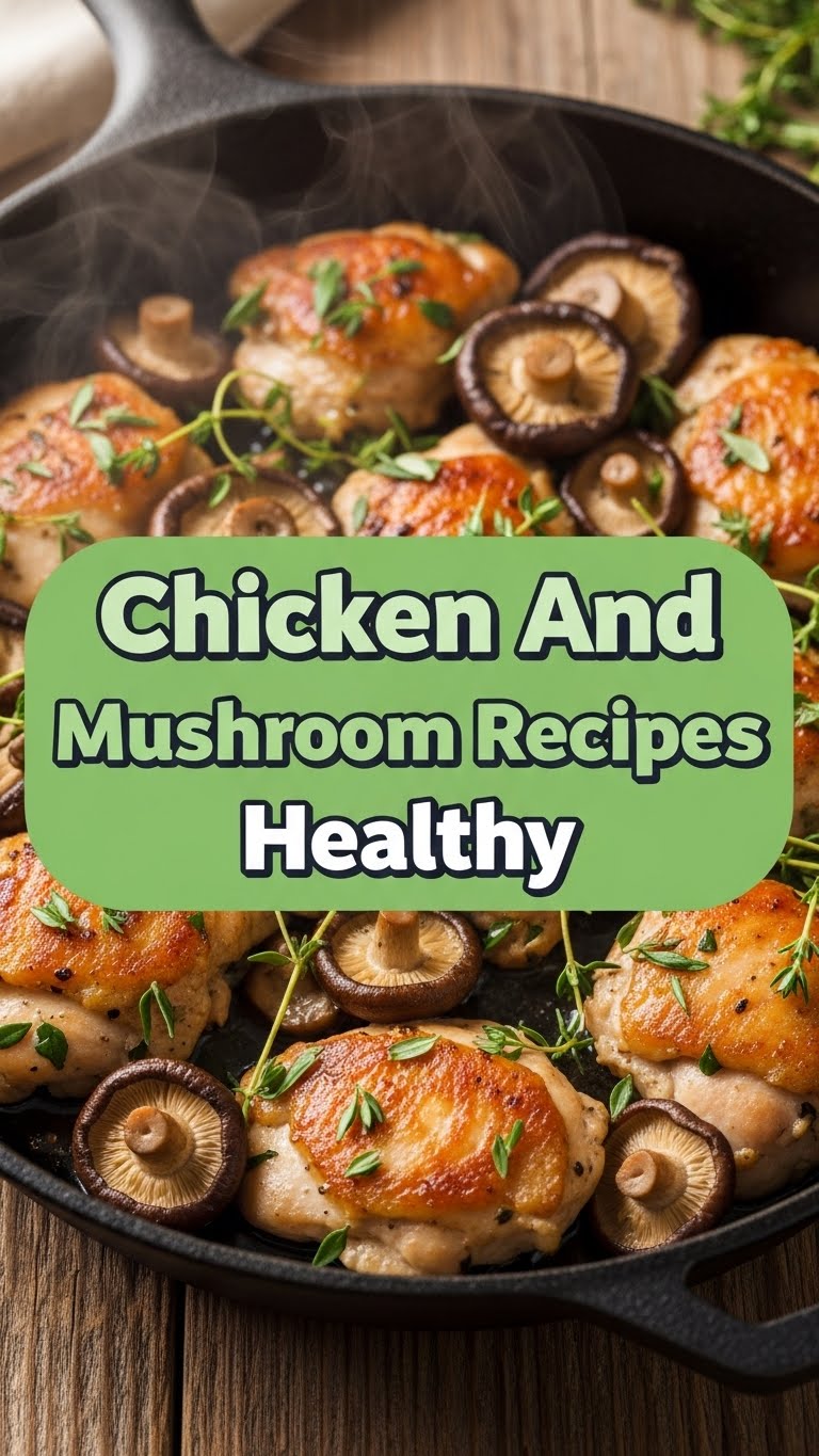 Chicken And Mushroom Recipes Healthy