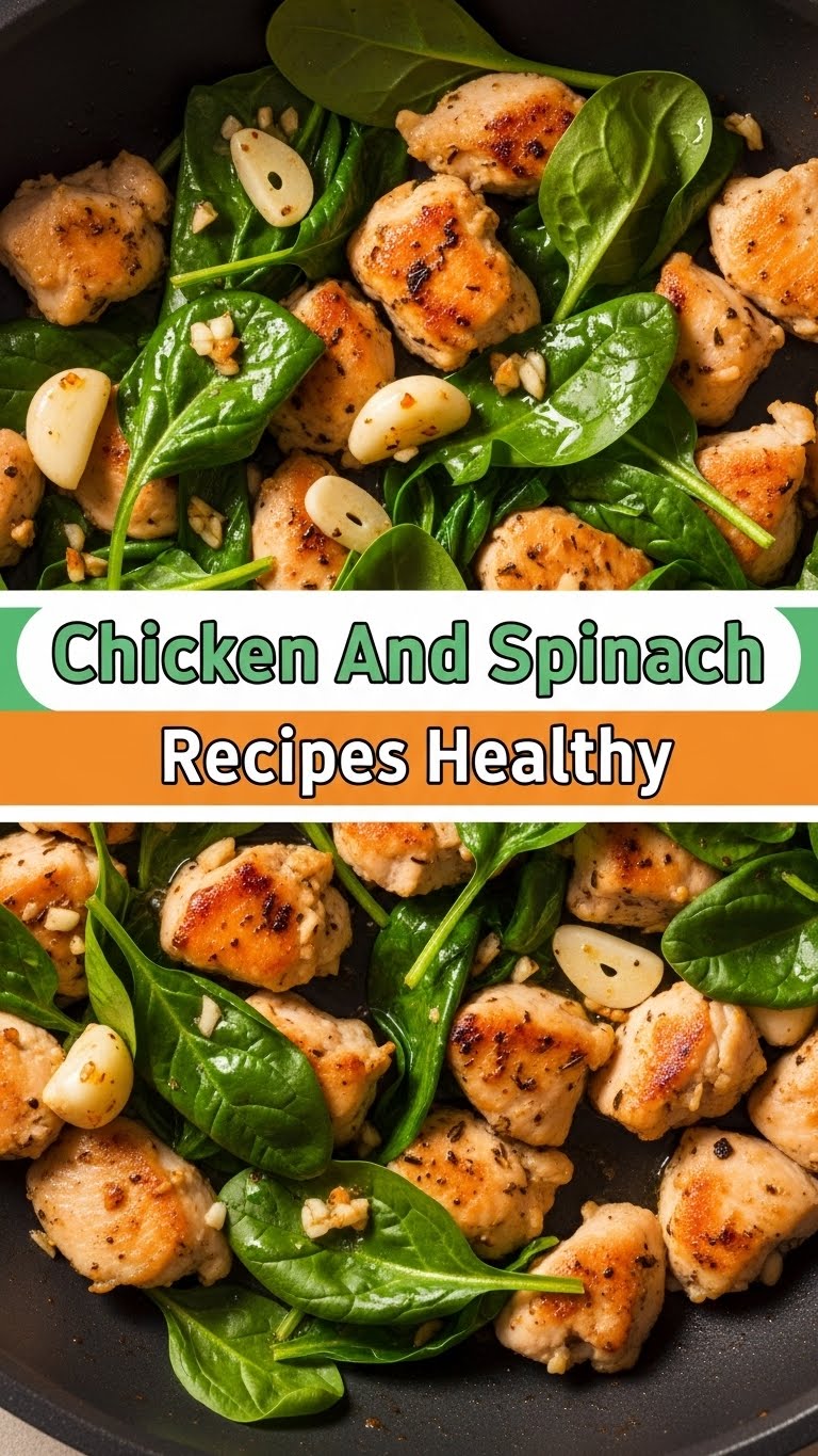 Chicken And Spinach Recipes Healthy