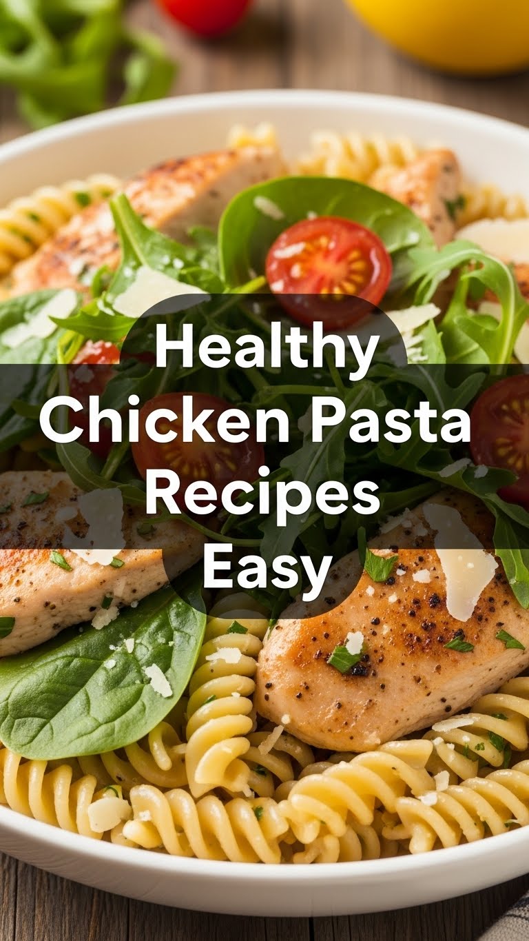 Healthy Chicken Pasta Recipes Easy