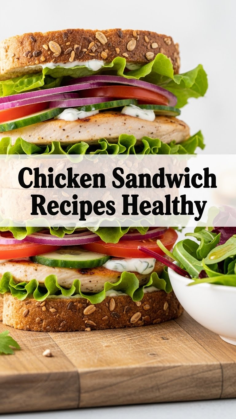 Chicken Sandwich Recipes Healthy