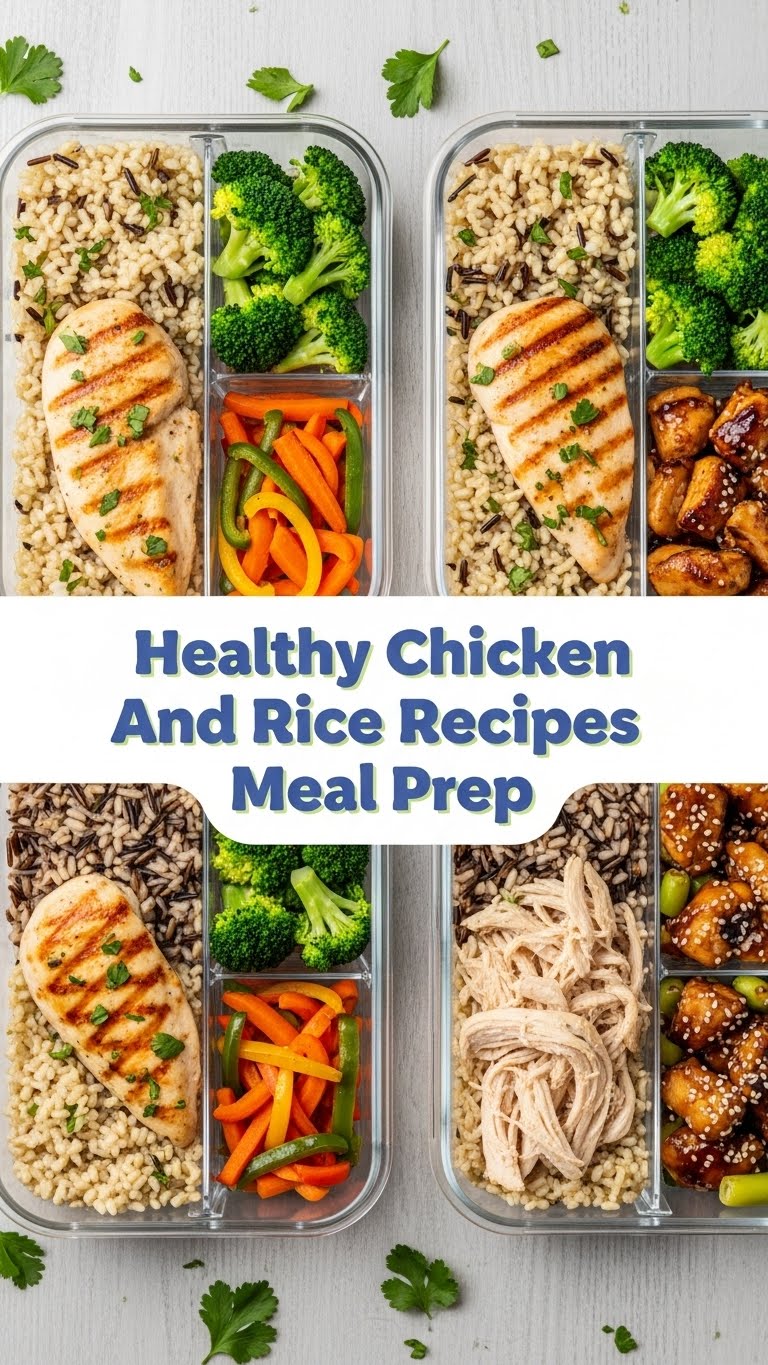 Healthy Chicken And Rice Recipes Meal Prep