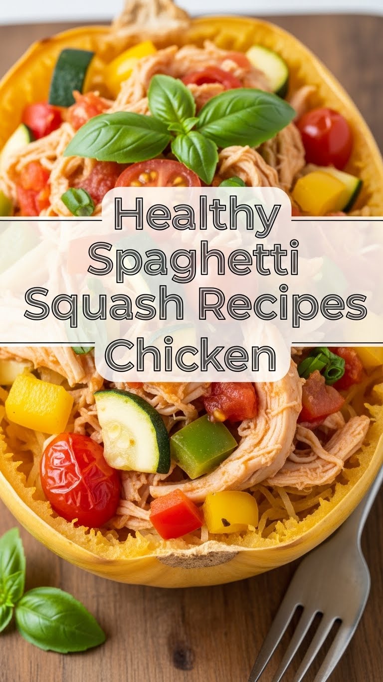 Healthy Spaghetti Squash Recipes Chicken