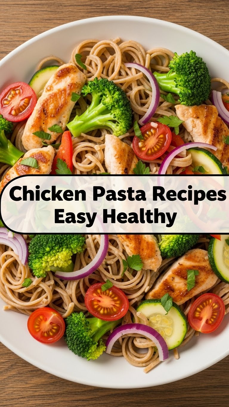 Chicken Pasta Recipes Easy Healthy