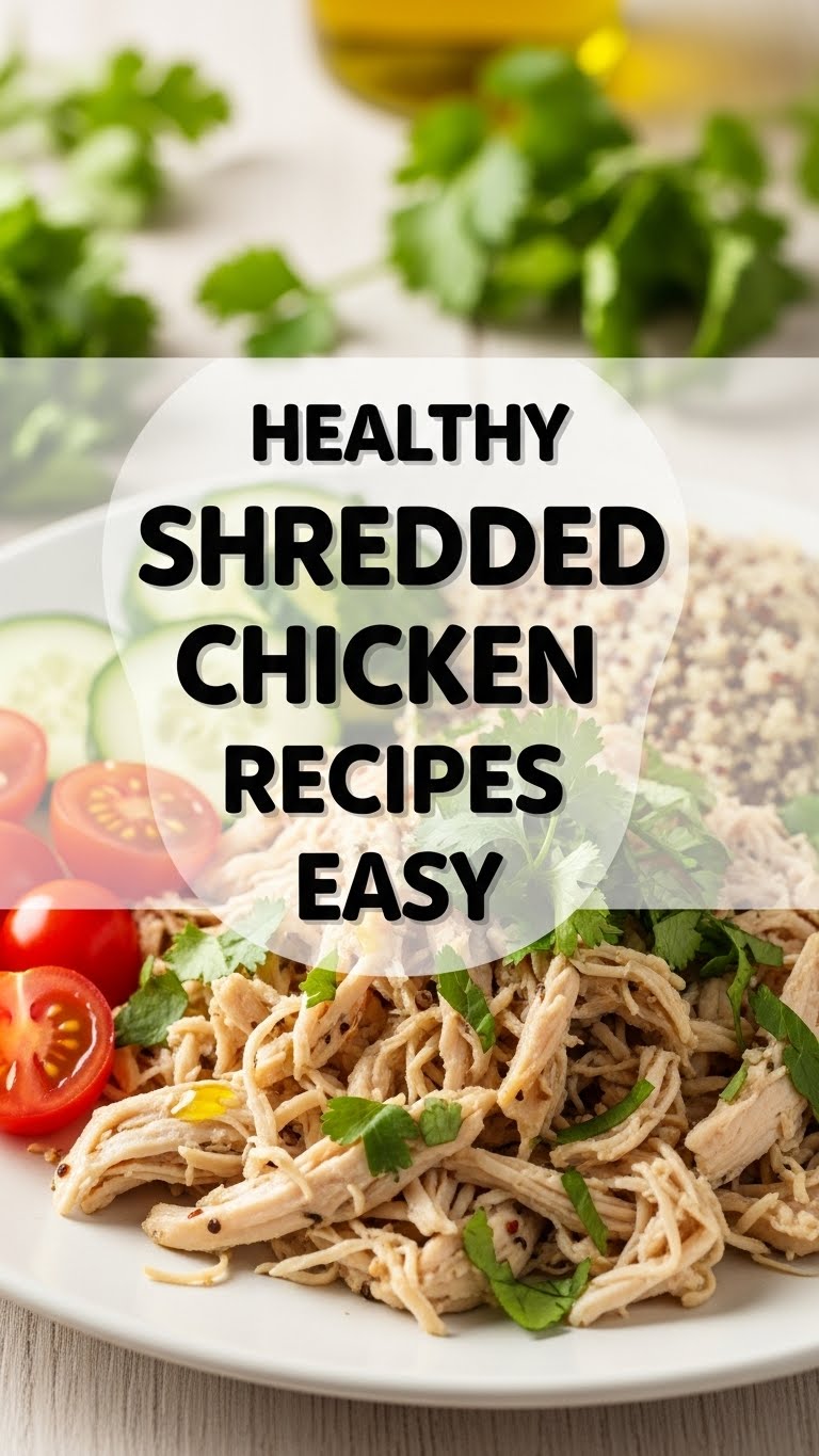 Healthy Shredded Chicken Recipes Easy