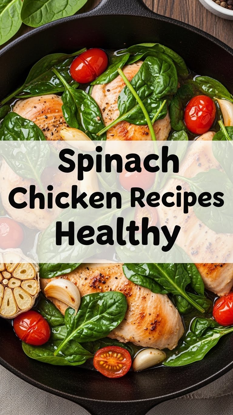 Spinach Chicken Recipes Healthy