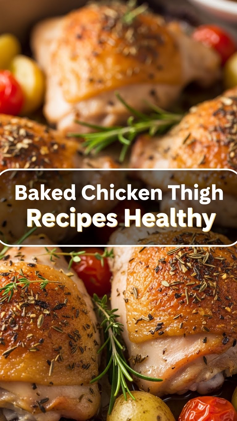 Baked Chicken Thigh Recipes Healthy