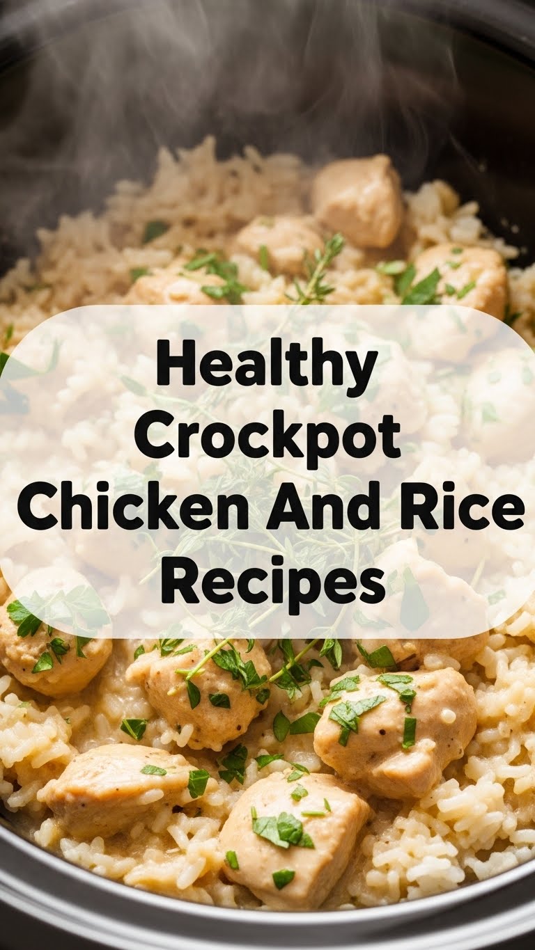 Healthy Crockpot Chicken And Rice Recipes