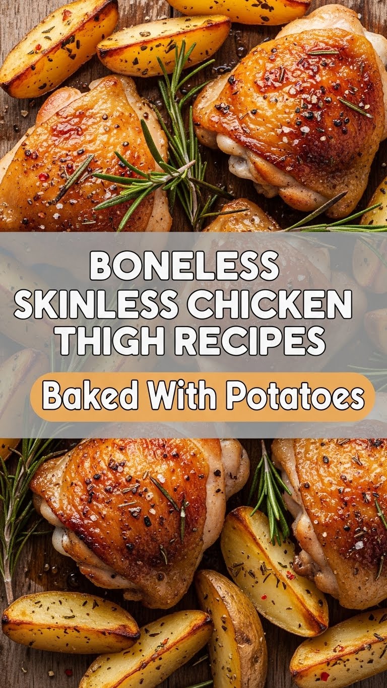 Boneless Skinless Chicken Thigh Recipes Baked With Potatoes