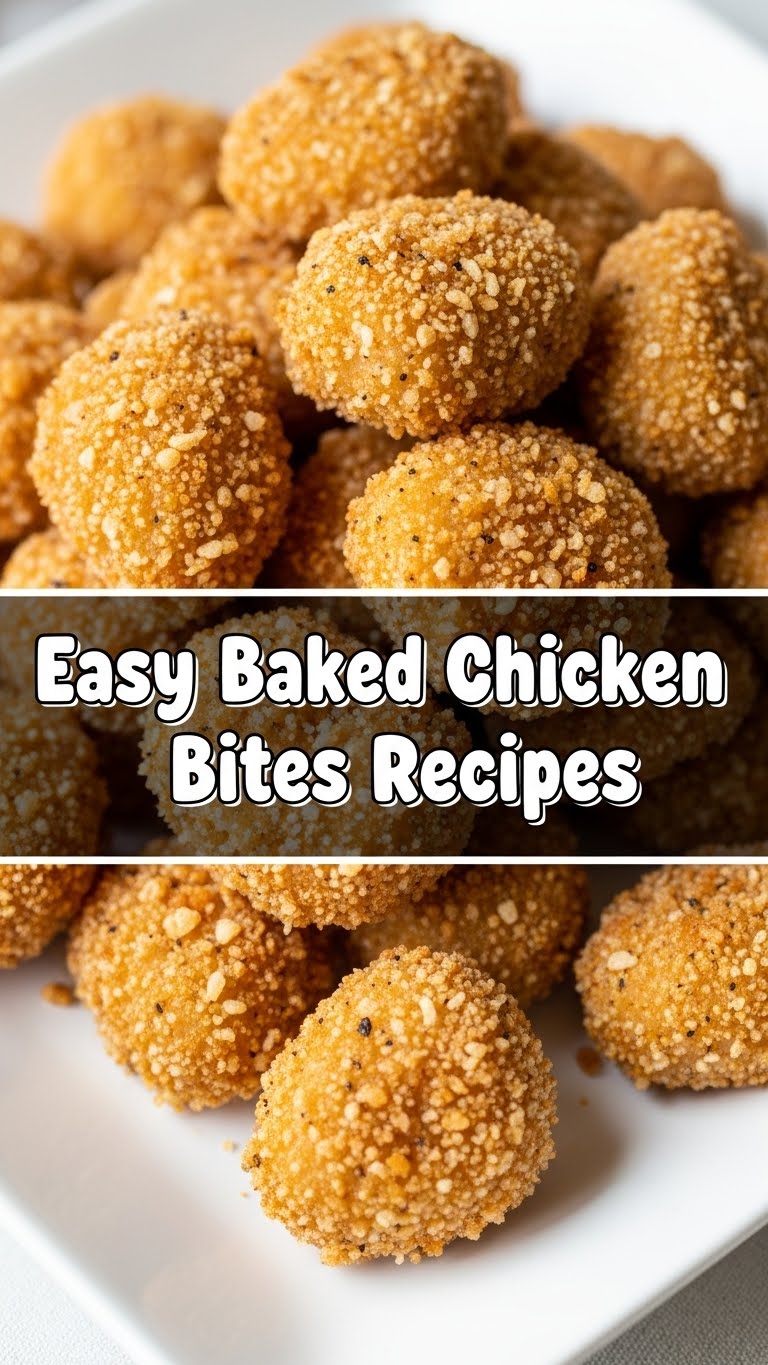 Easy Baked Chicken Bites Recipes