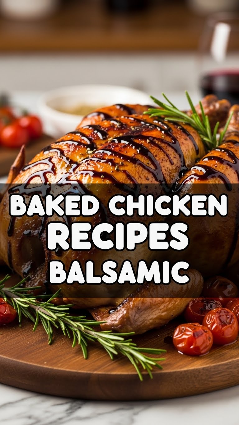 Baked Chicken Recipes Balsamic