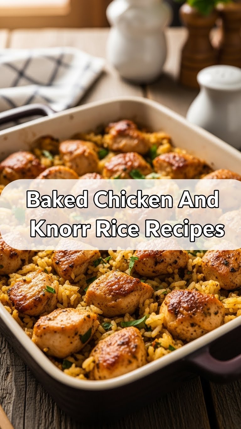 Baked Chicken And Knorr Rice Recipes