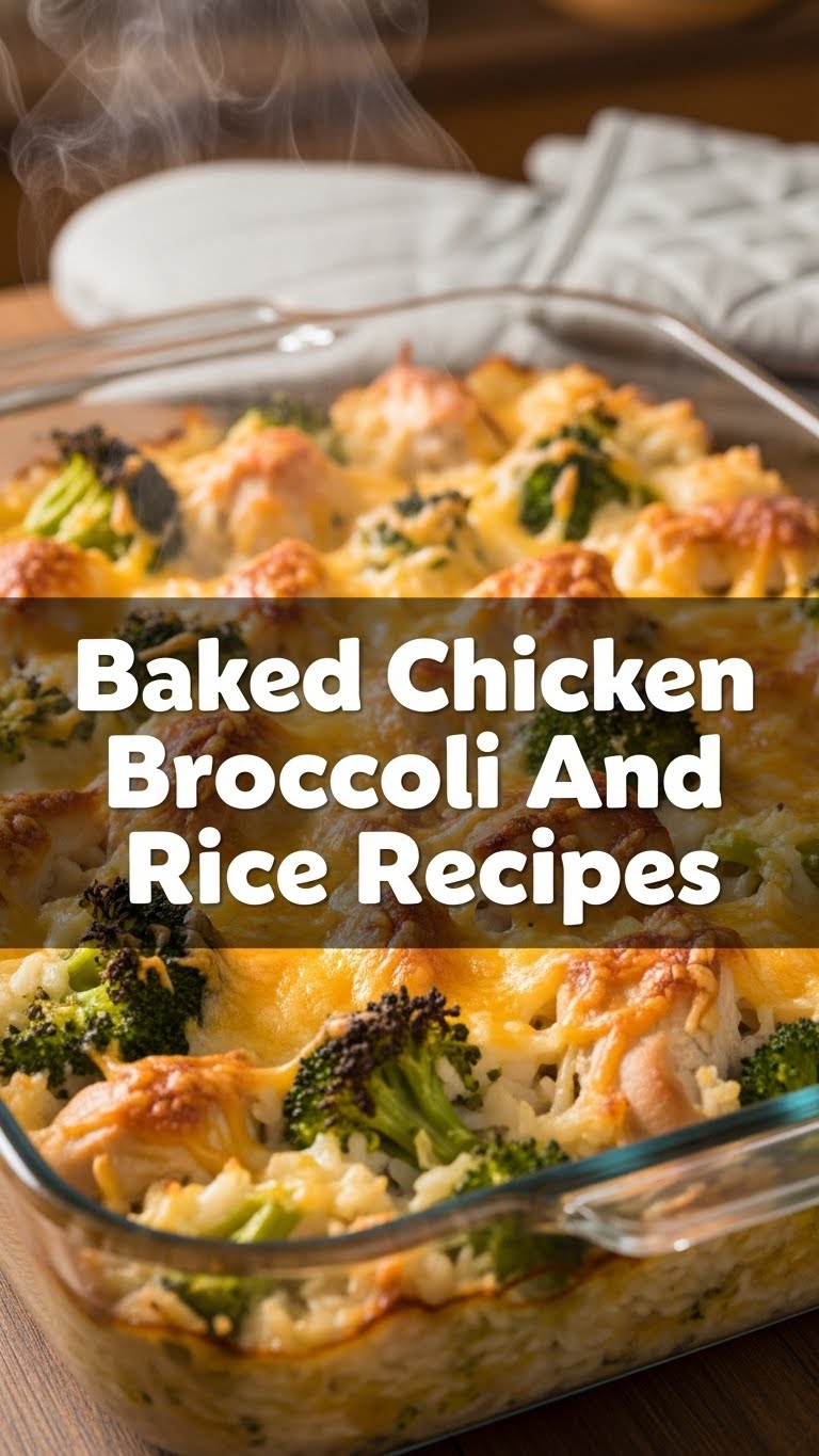 Baked Chicken Broccoli And Rice Recipes
