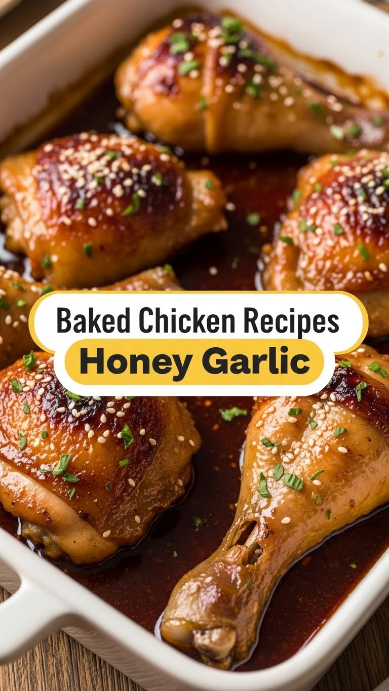 Baked Chicken Recipes Honey Garlic