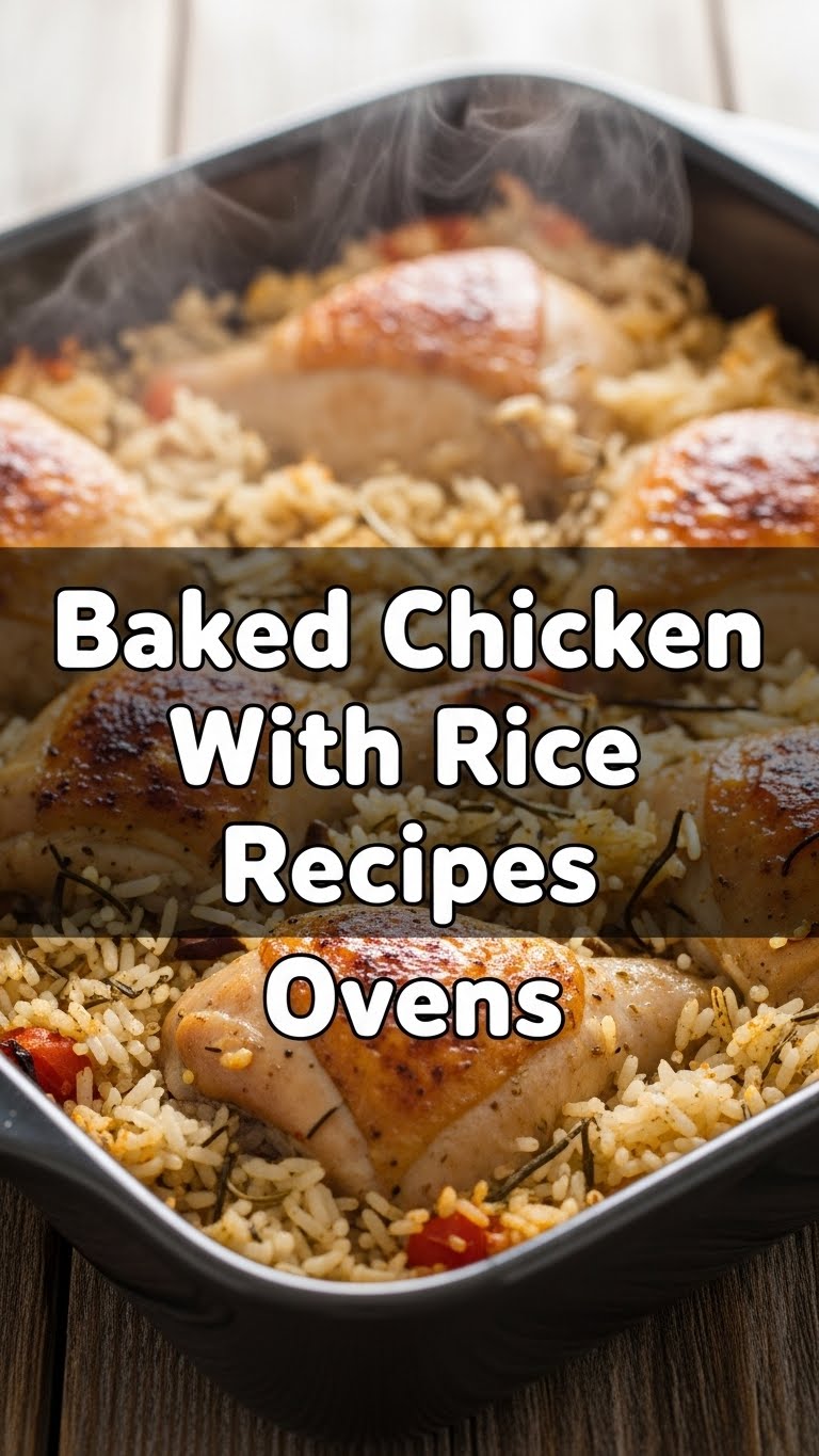 Baked Chicken With Rice Recipes Ovens