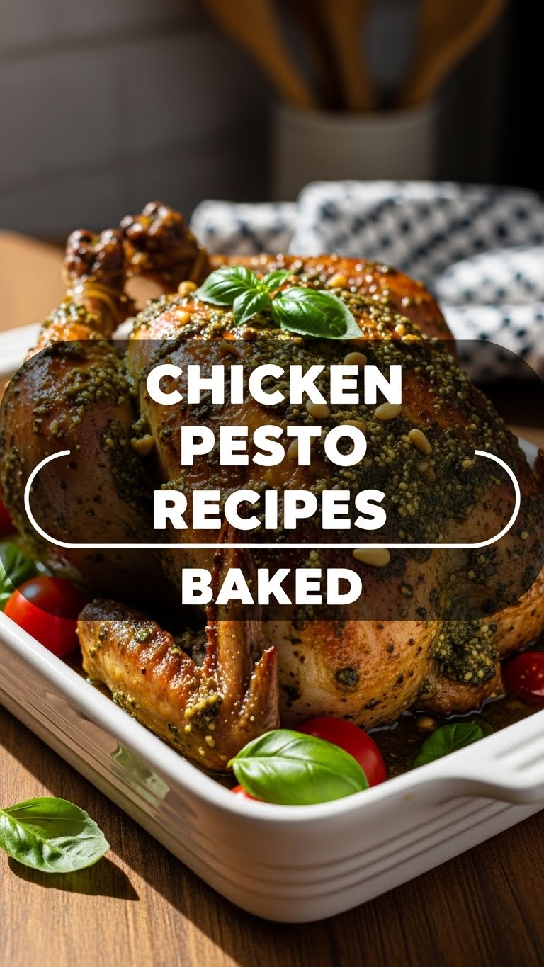 Chicken Pesto Recipes Baked