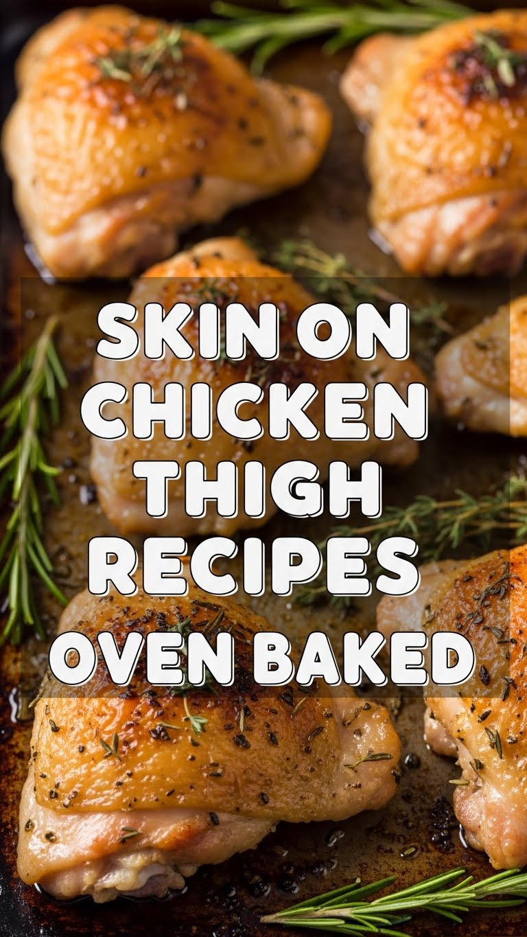 Skin On Chicken Thigh Recipes Oven Baked