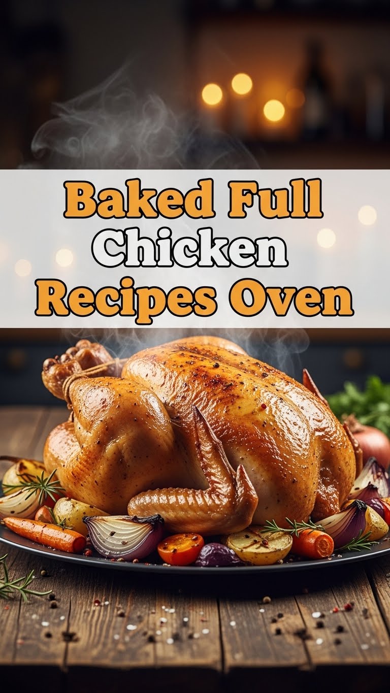 Baked Full Chicken Recipes Oven