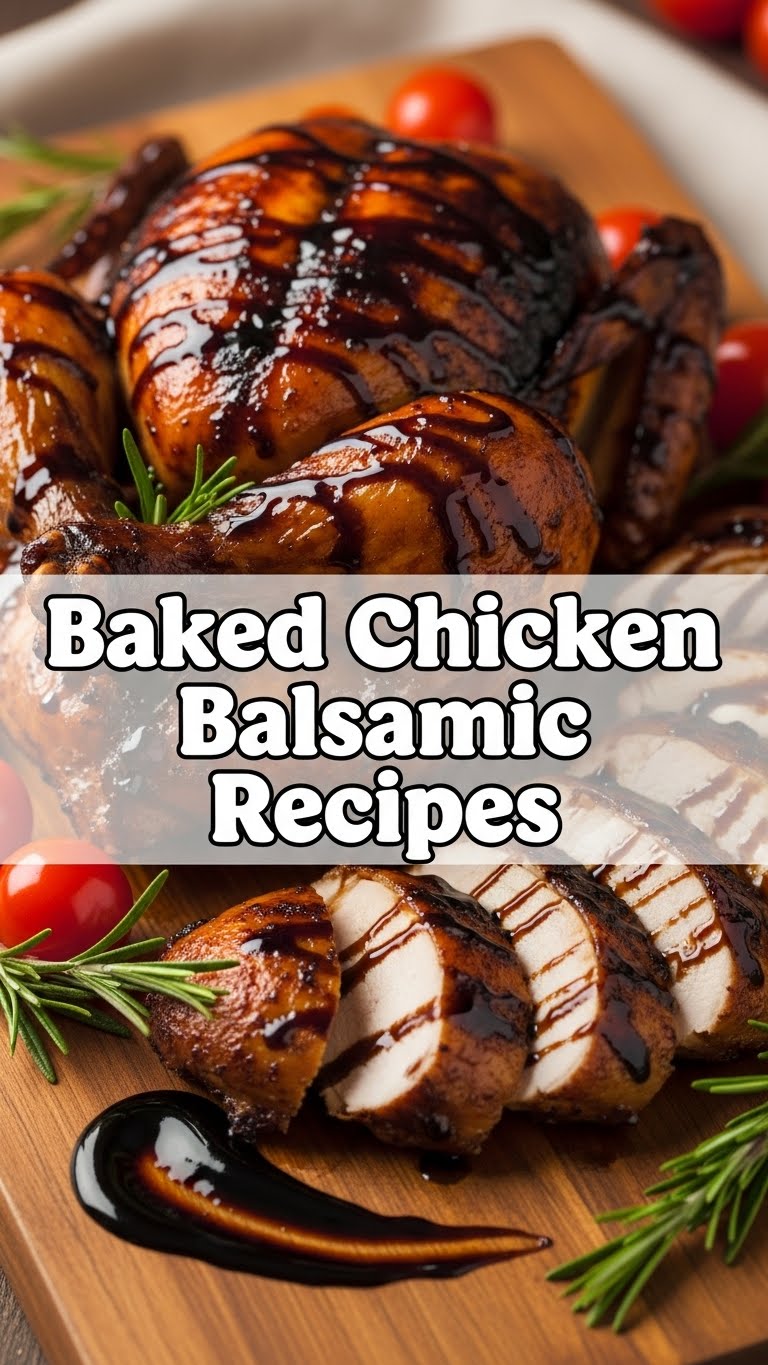 Baked Chicken Balsamic Recipes