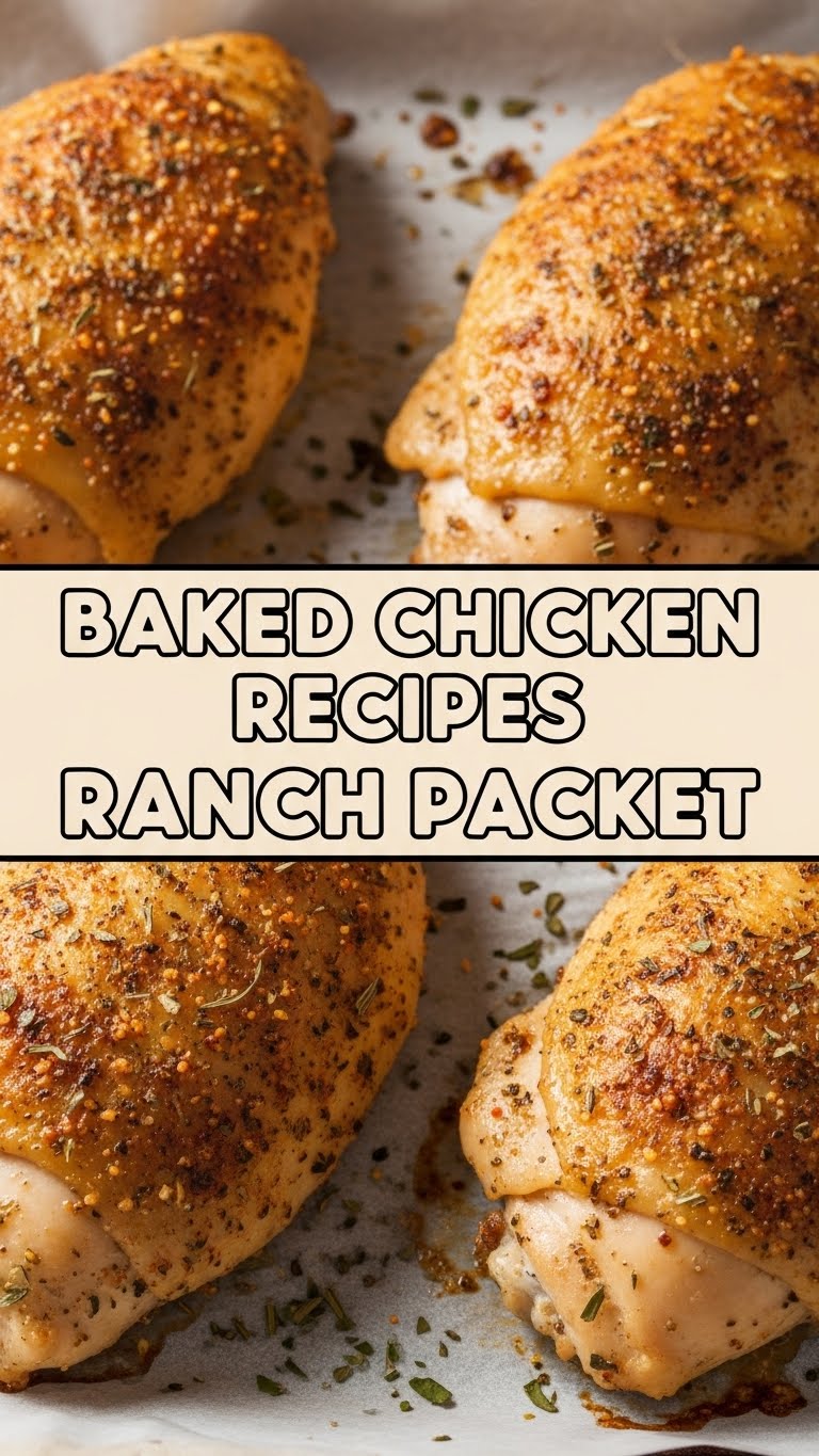 Baked Chicken Recipes Ranch Packet