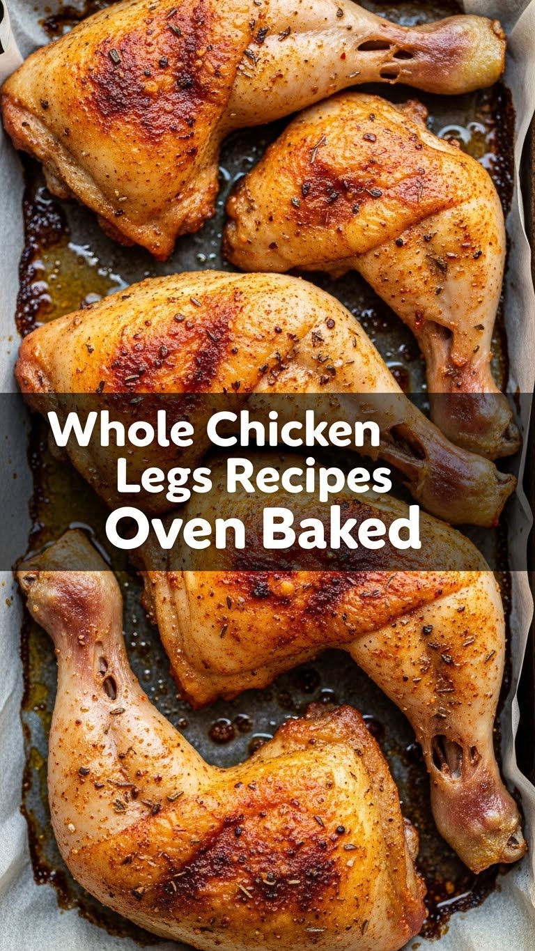 Whole Chicken Legs Recipes Oven Baked