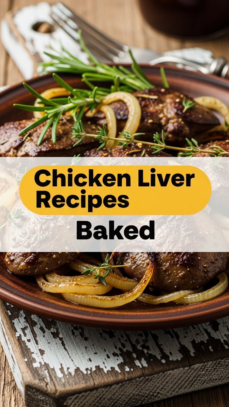 Chicken Liver Recipes Baked