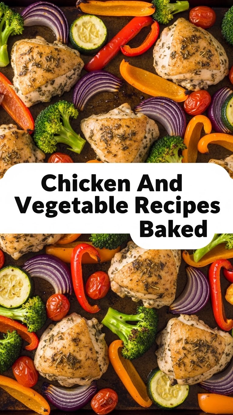 Chicken And Vegetable Recipes Baked