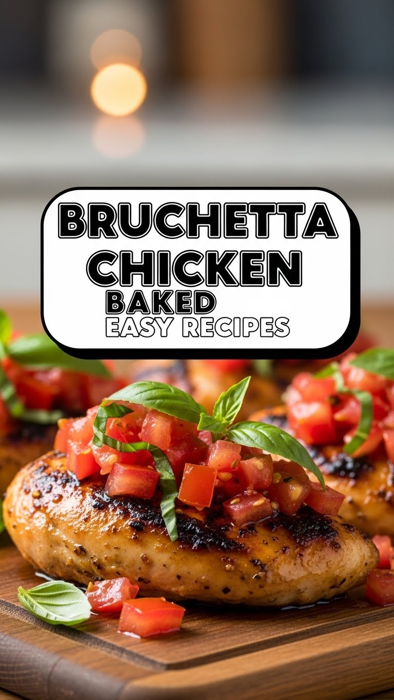 Bruchetta Chicken Baked Easy Recipes