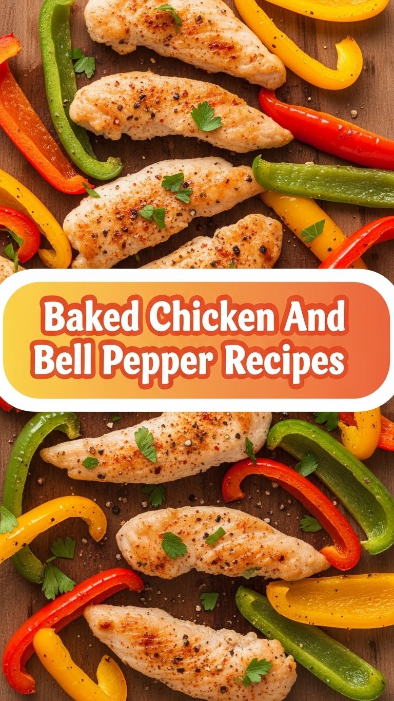 Baked Chicken And Bell Pepper Recipes