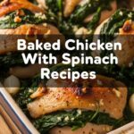 Baked Chicken With Spinach Recipes